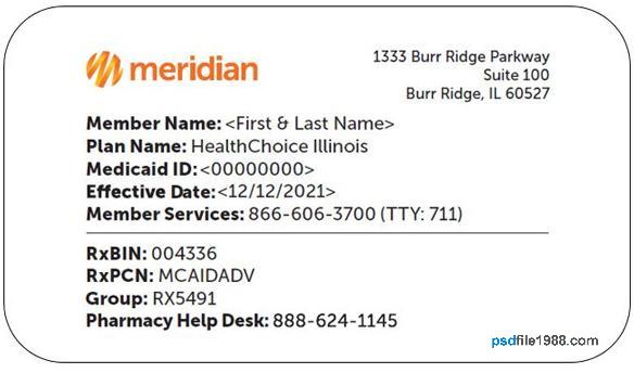 USA Illinois HealthChoice Medical Card